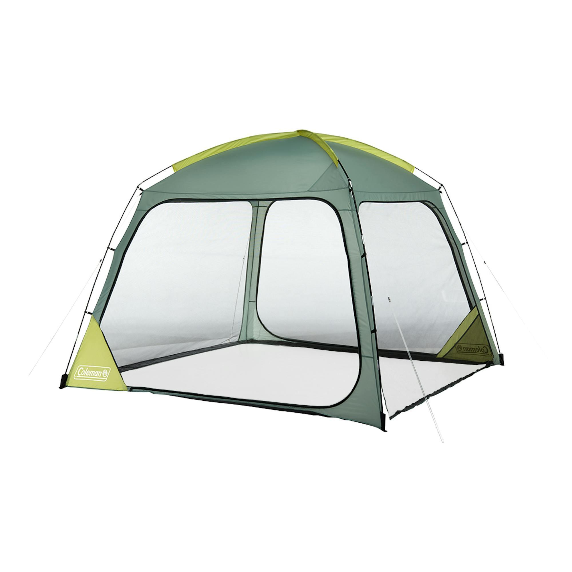Coleman 86"x10' Skyshade 6 Person Screen Dome Canopy Beach Shelter Tent - Moss