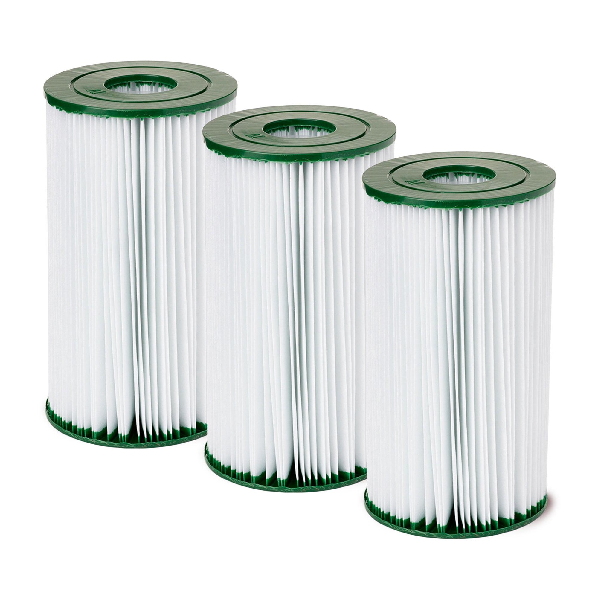 Coleman 90358E Type IV/Type B Swimming Pool Filter Pump Replacement Cartridges for 2,500 Gallons Per Hour Filter Pumps (3 Pack)