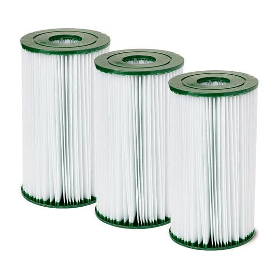 Coleman 90358E Type IV/Type B Swimming Pool Filter Pump Replacement Cartridges for 2,500 Gallons Per Hour Filter Pumps (3 Pack)