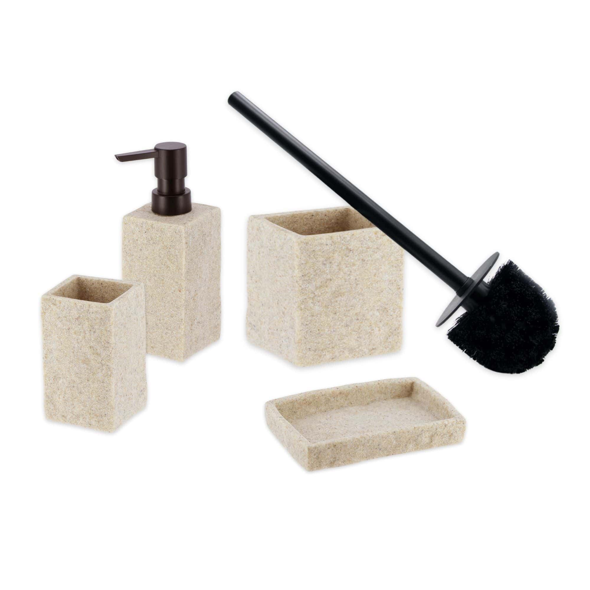 Evideco Bathroom Accessory Set (Set of 4)
