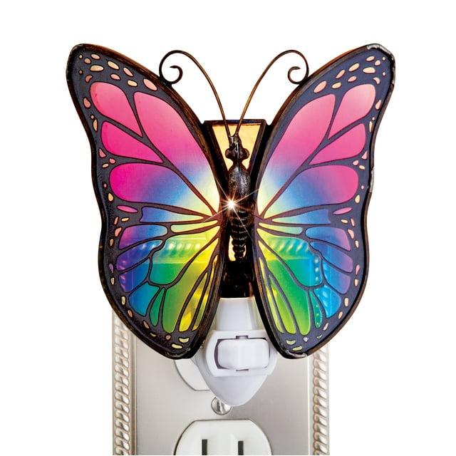 Winston Brands Colorful Butterfly Night Light