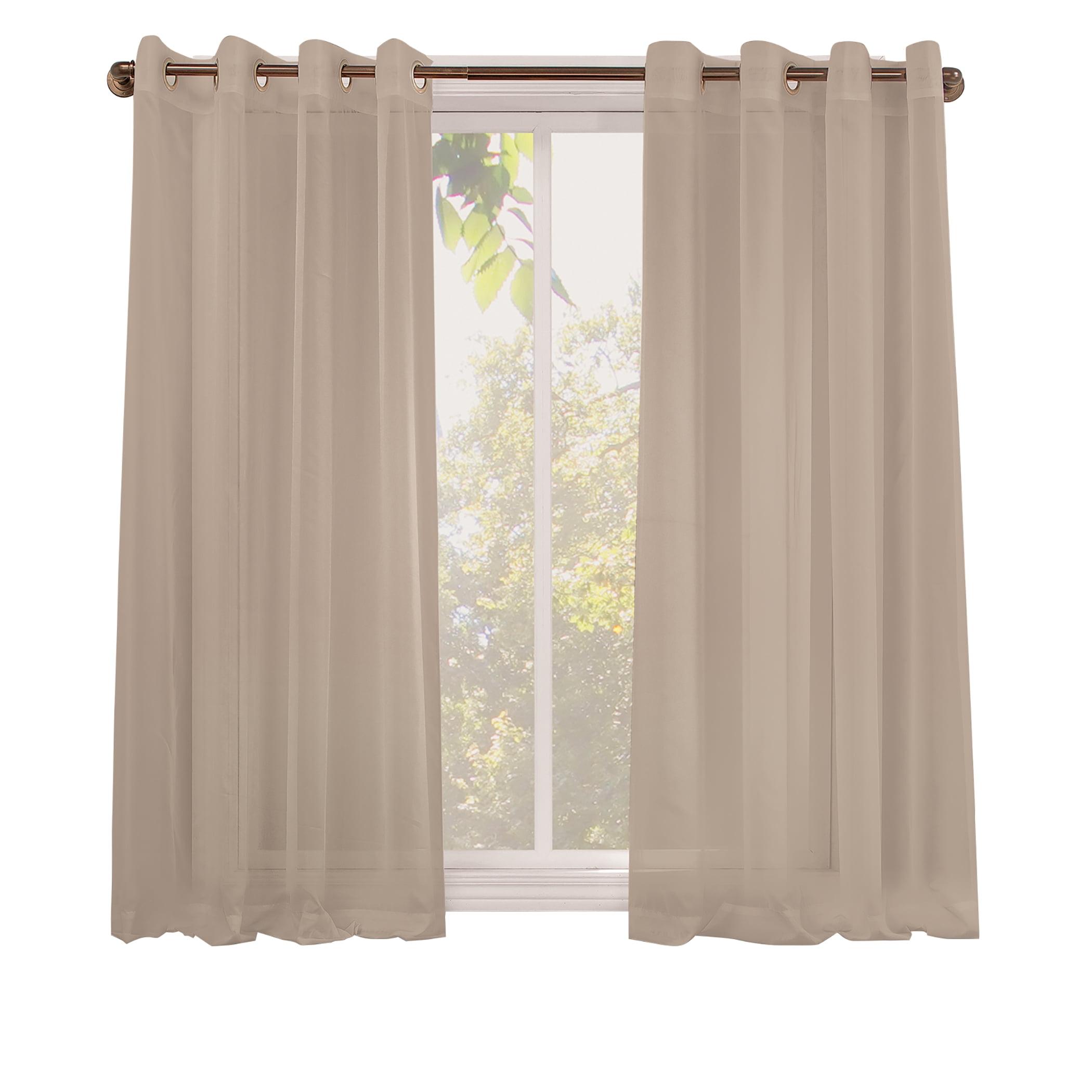 No. 918 Sheer Emily Voile Grommet Top Curtain Panel