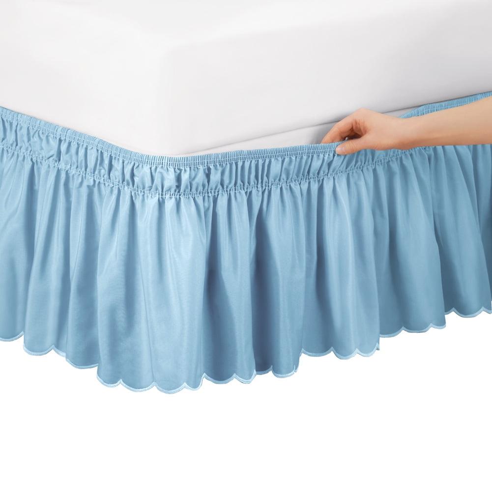 Ruffled Wrap Around Bed Skirt