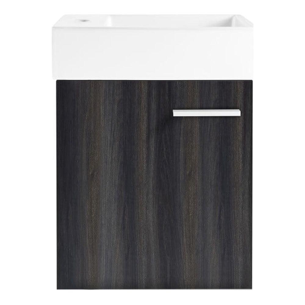 Colmer 18" Black Single Cabinet Bathroom Vanity