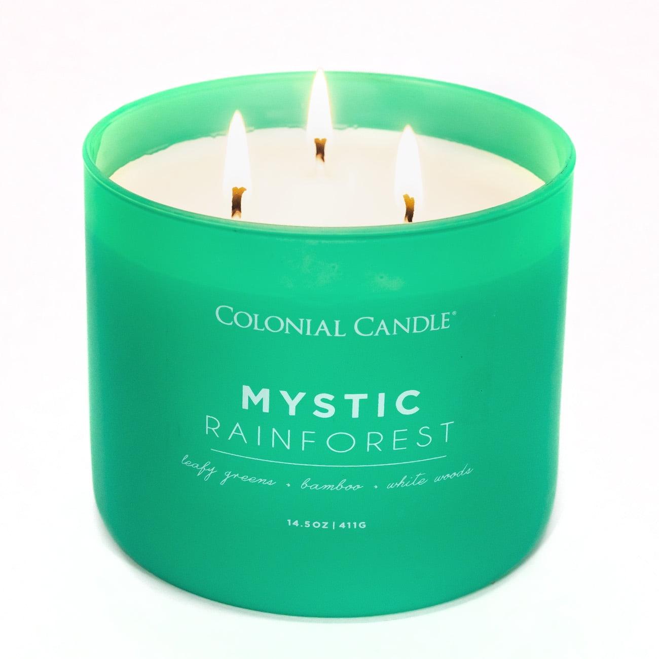 Pop of Color 3-Wick Mystic Rainforests Scented Jar Candle 14.5oz - Colonial Candle