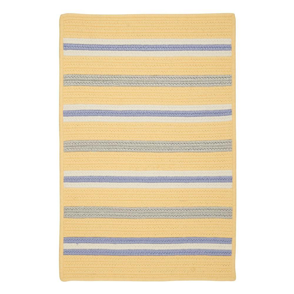 Summer Sun Braided Synthetic 2'x3' Reversible Rug