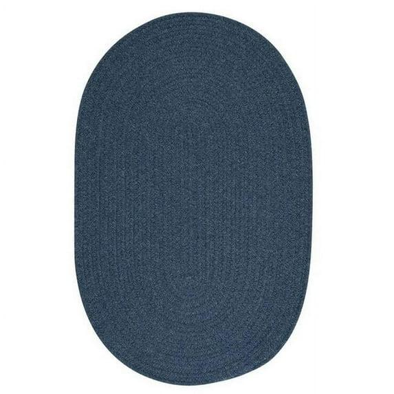 Colonial Mills Handmade Braided Federal Blue Area Rug