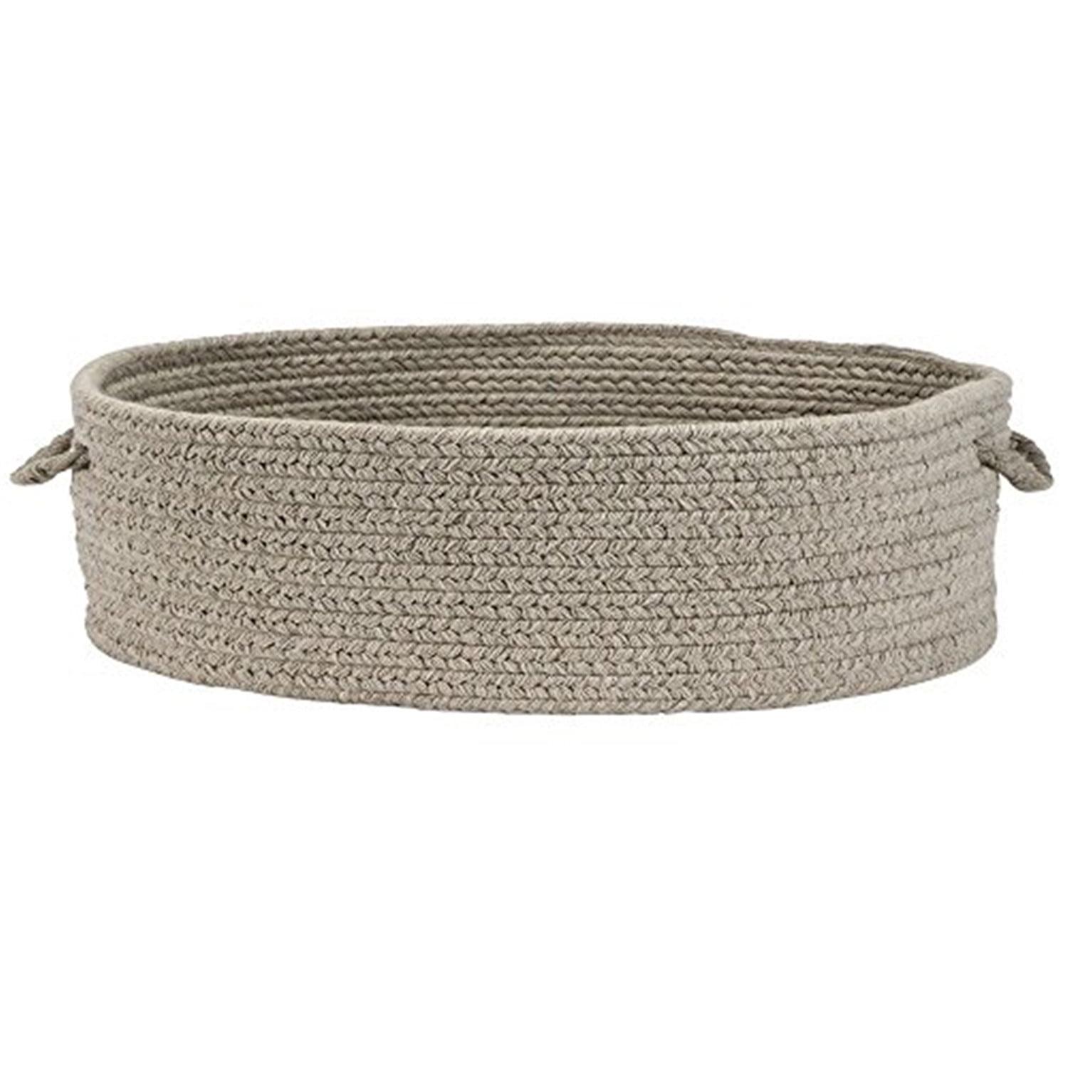 Colonial Mills Sunbrella Solid Ash 16x16x11 Basket