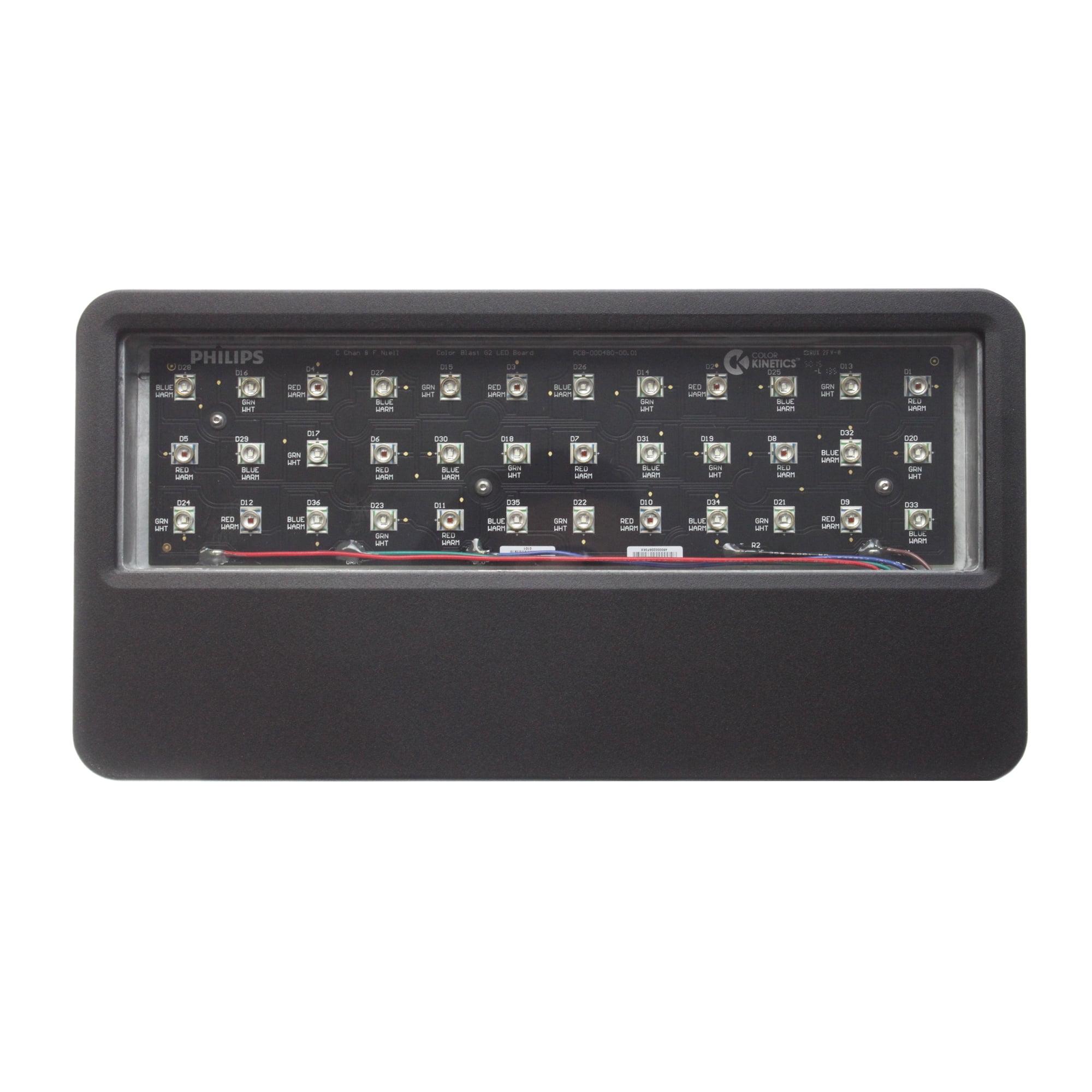 Color Kinetics 123-000021-07 ColorBlast Powercore RGB LED Fixture, Black