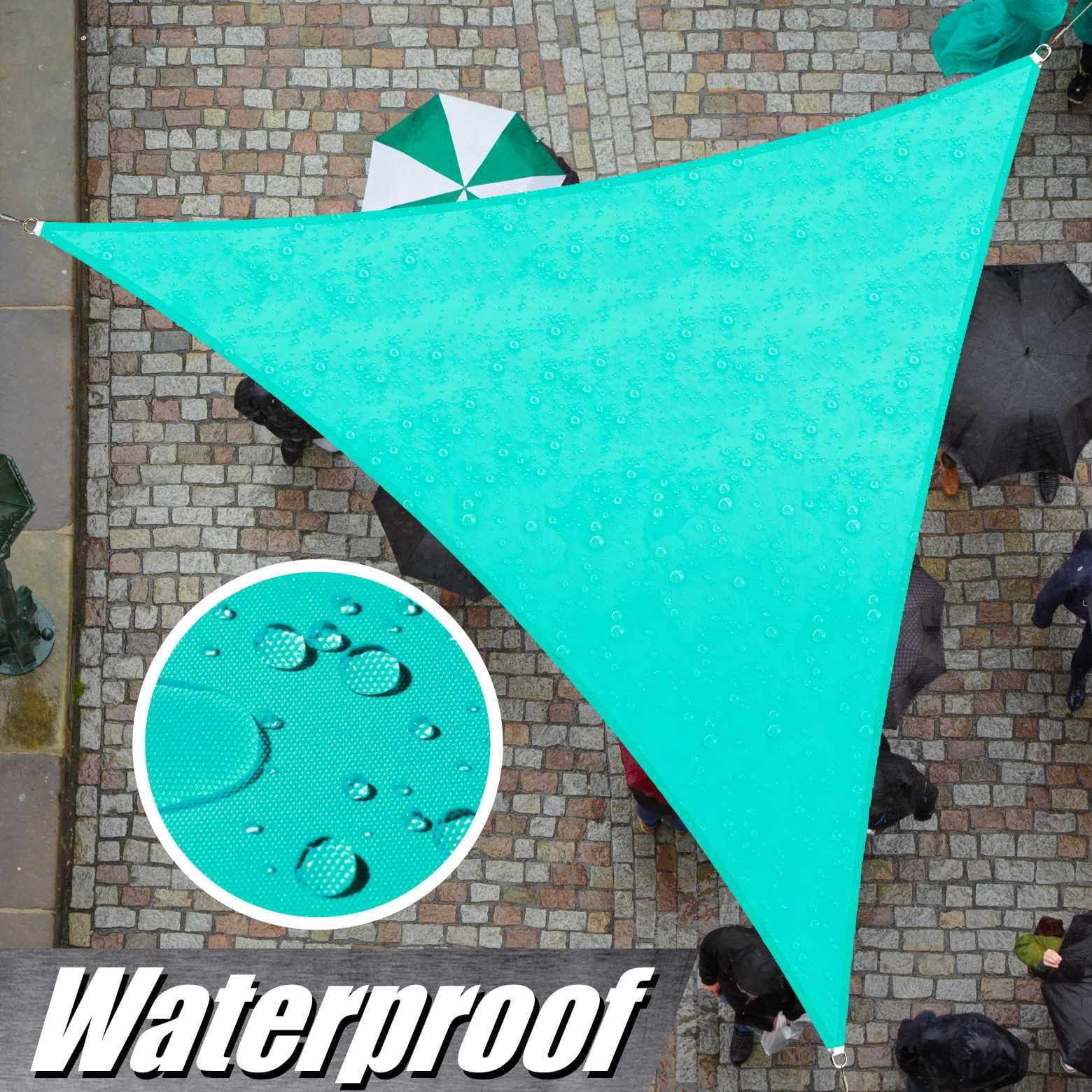 ColourTree Waterproof 16' x 16' x 16' Triangle Shade Sail