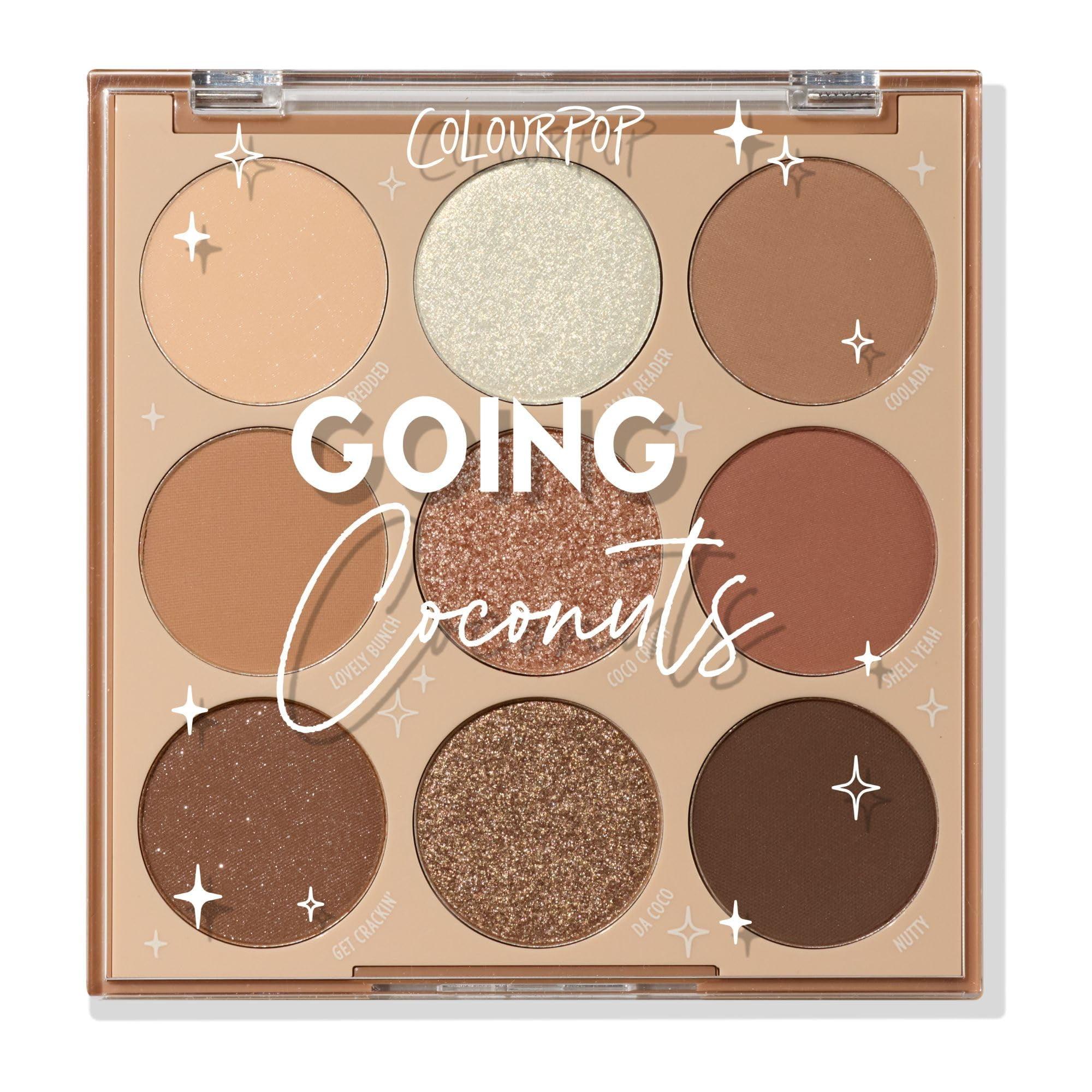 Going Coconuts Neutral 9-Pan Eyeshadow Palette with Satin Finish