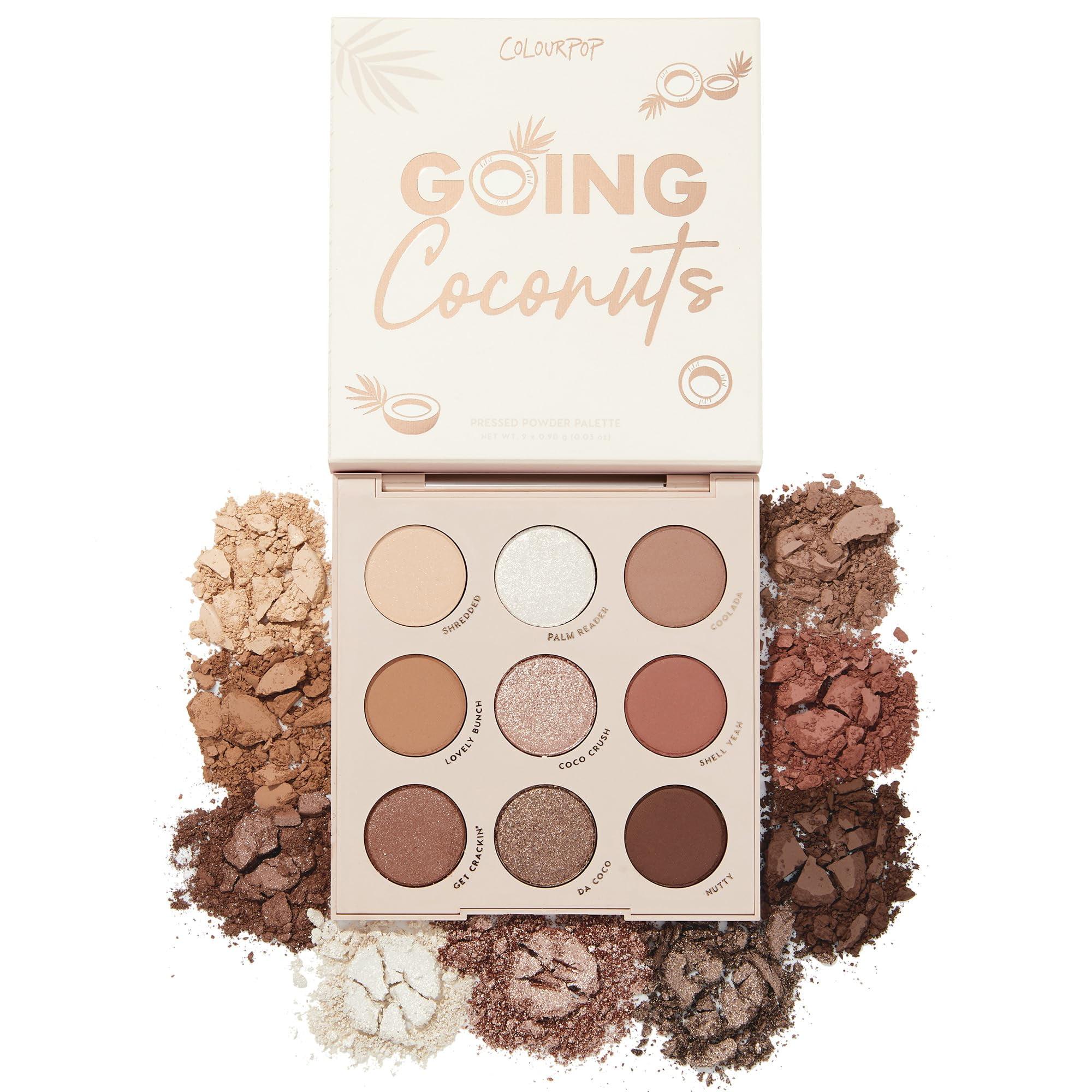 Going Coconuts Neutral 9-Pan Eyeshadow Palette with Satin Finish