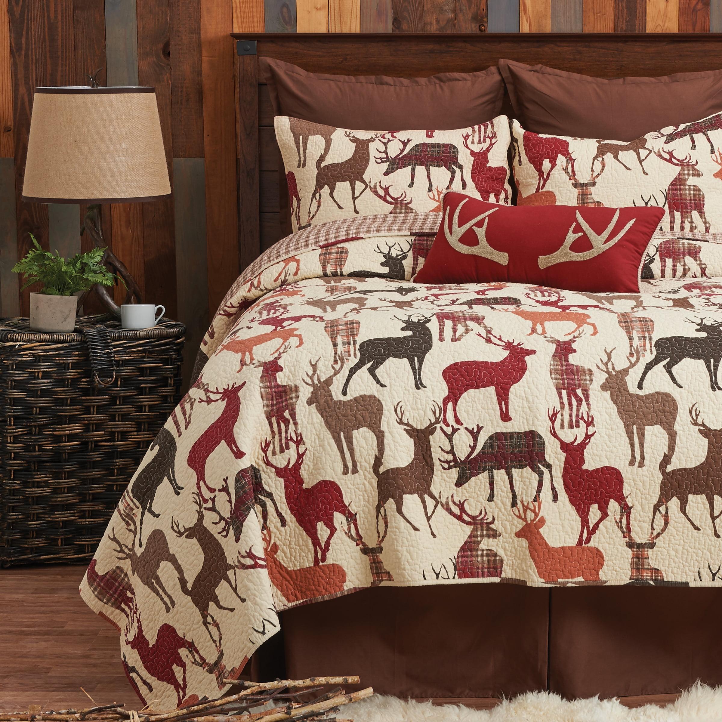 Colton Lodge Cotton Reversible Quilt Set