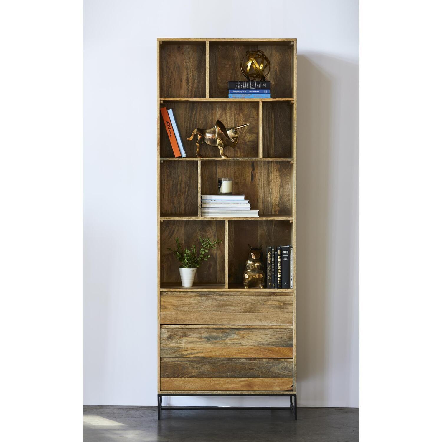 Ascent 86.5" H x 31.5" W Iron Standard Bookcase