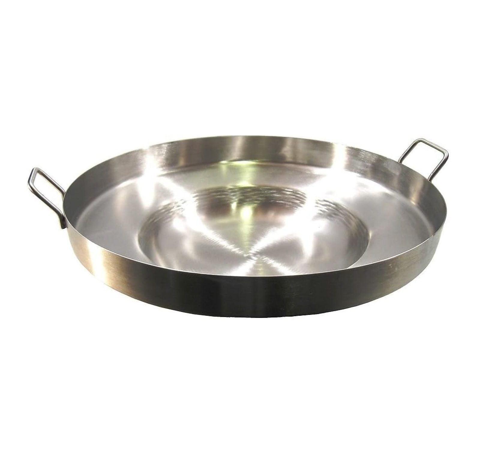 Comal Stainless Steel 22" Acero Inoxidable Concave Outdoors Stir Fry Heavy Duty Comal Para Freir