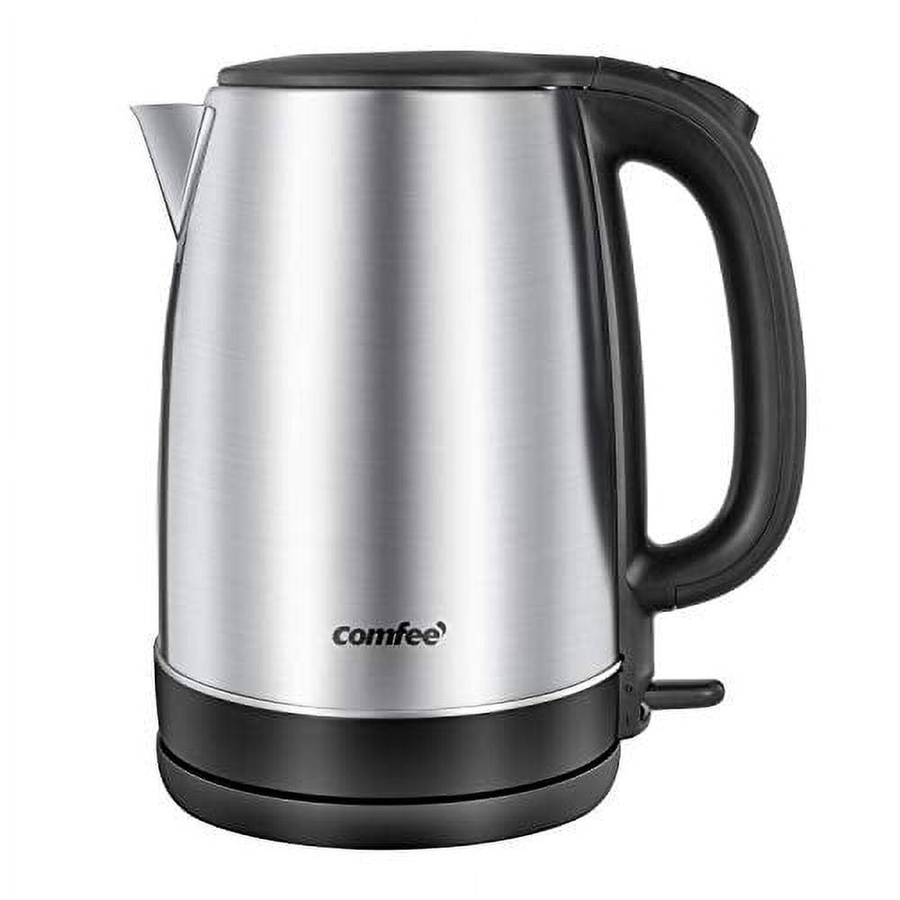 Comfee 1.7L Stainless Steel Electric Kettle with LED Light