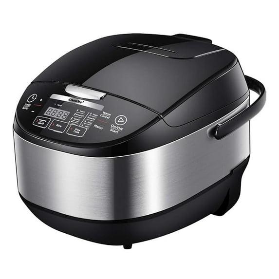 Comfee Multi-Function 10-Cup Electric Rice Cooker, Black - 11 Digital Cooking Programs