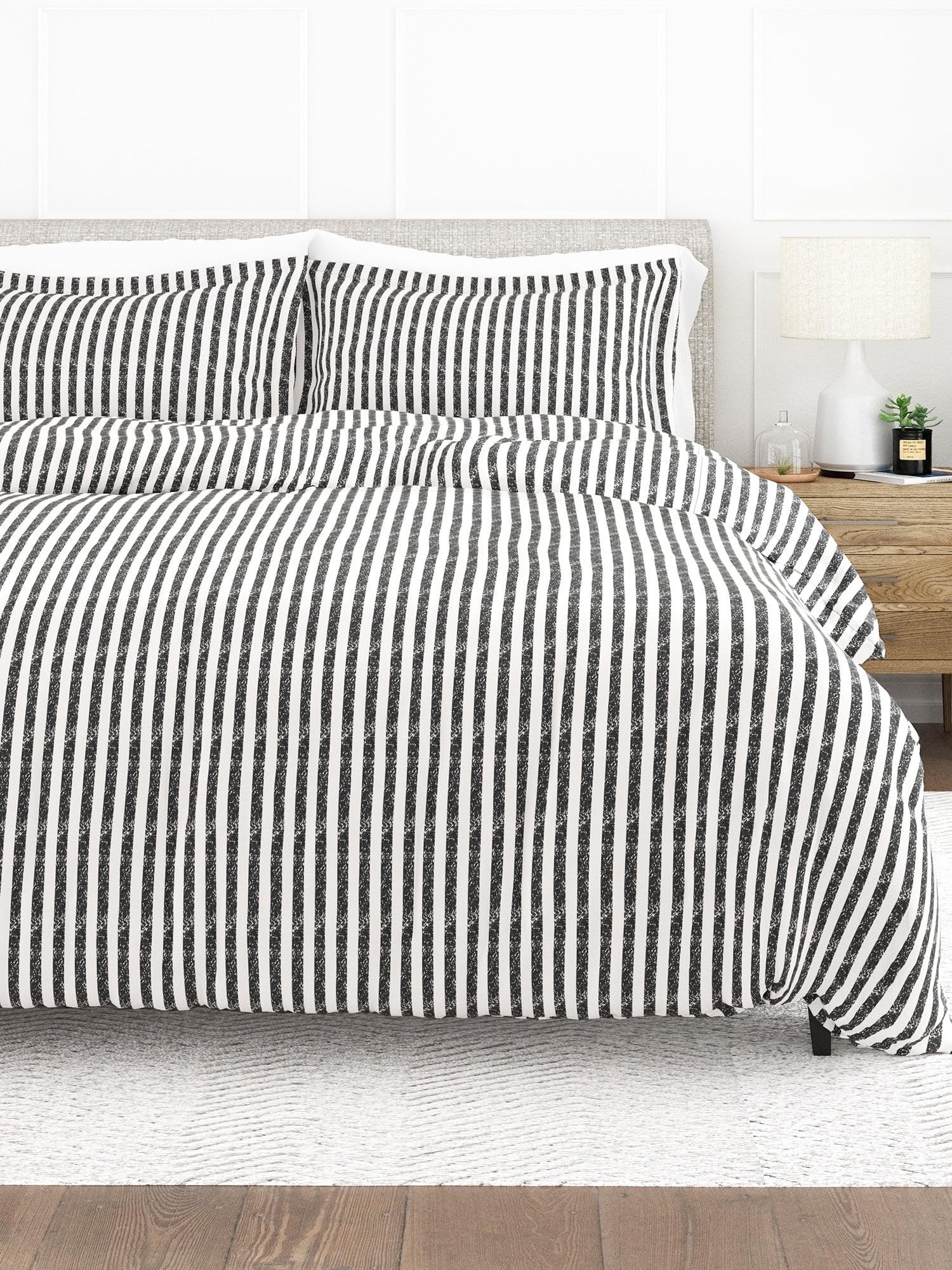 Becky Cameron 3 Piece Rugged Stripe Pattern Duvet Cover Set