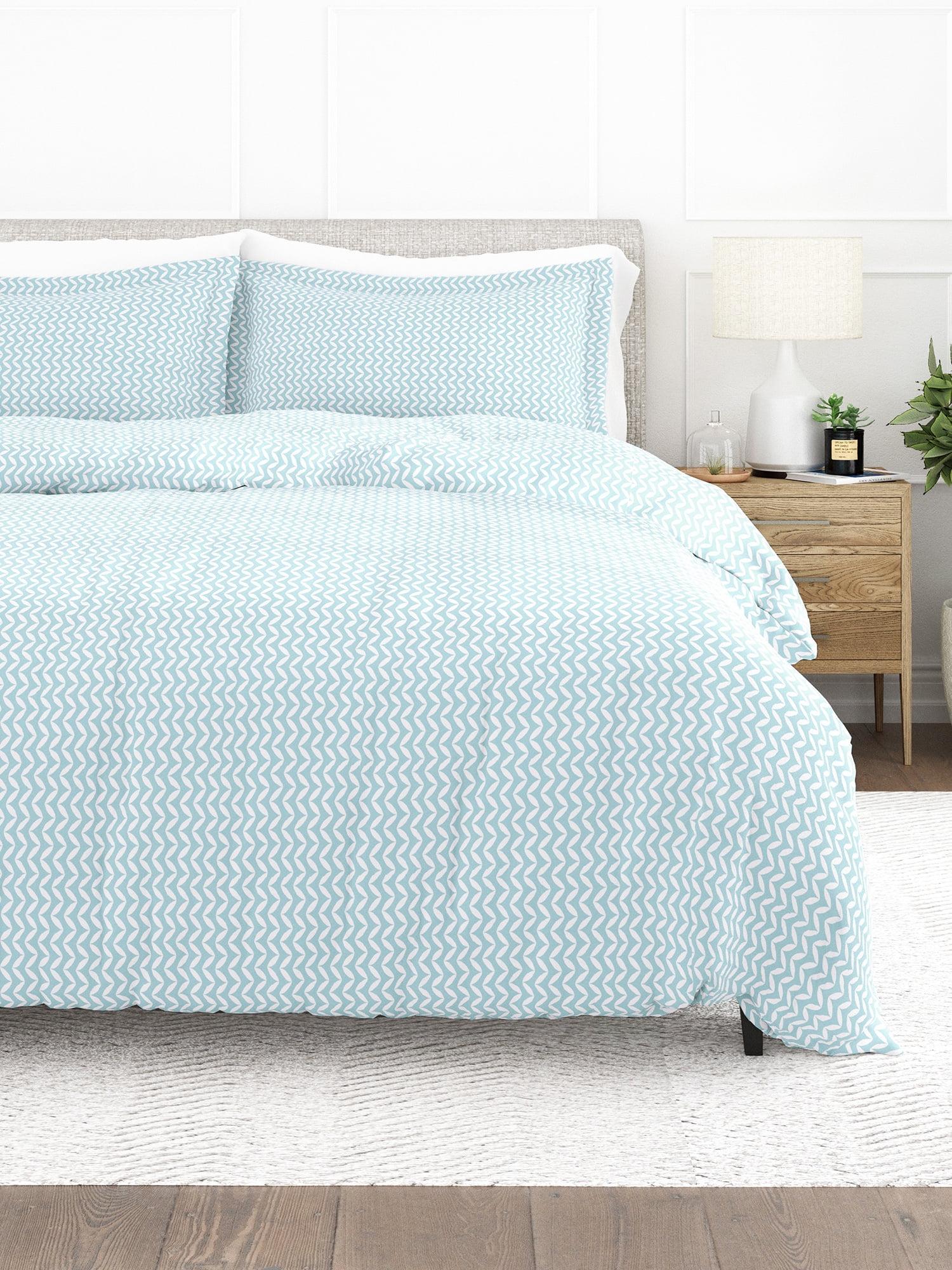 Simply Soft™ Puffed Chevron Pattern Duvet Cover Set