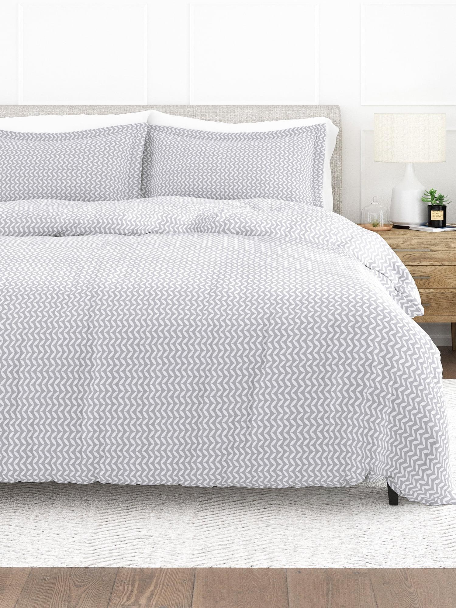 Simply Soft™ Puffed Chevron Pattern Duvet Cover Set