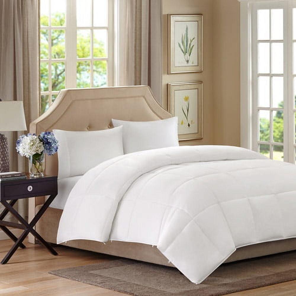 White Twin Down Alternative Microfiber Comforter Set