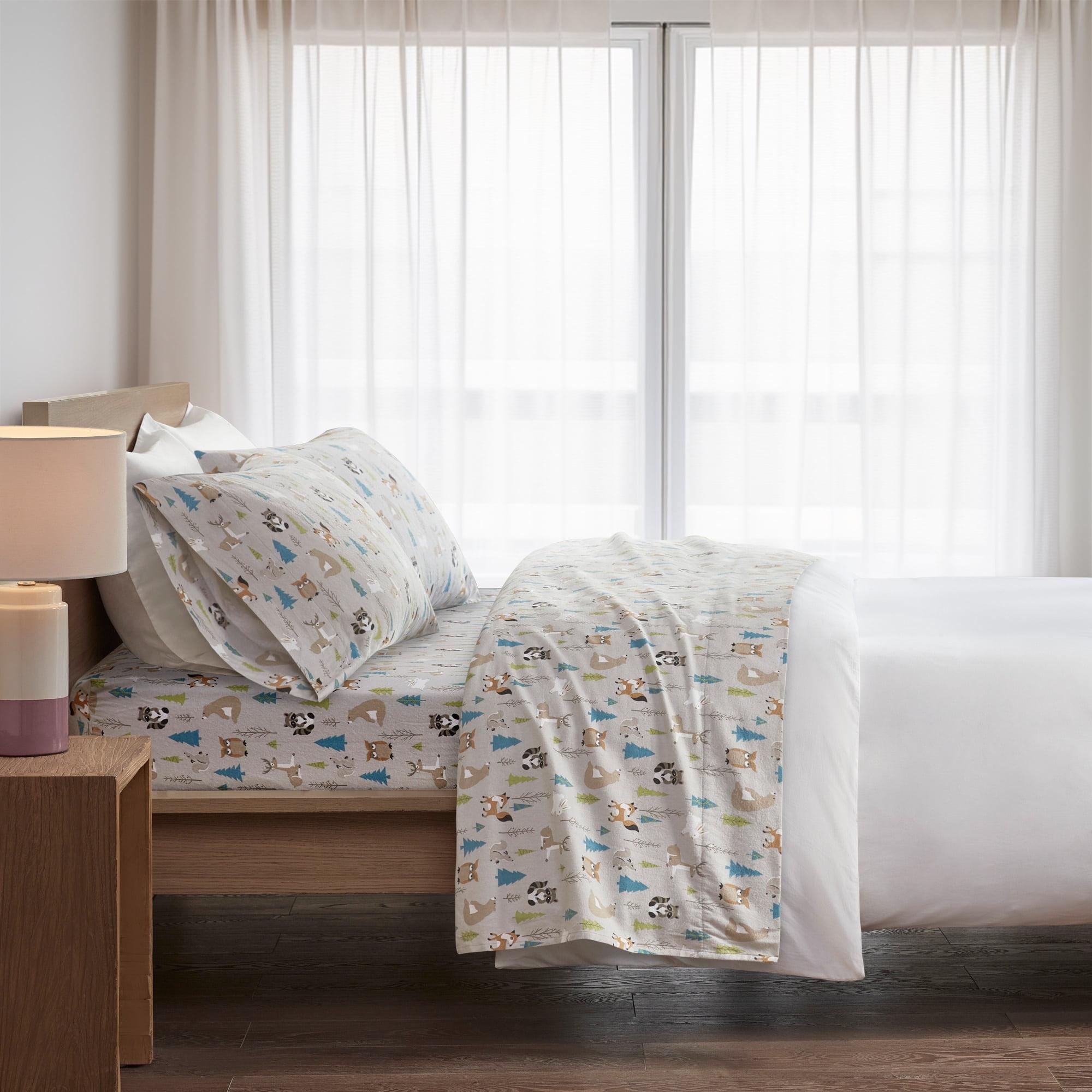 Madison Park Cozy Flannel 100% Cotton Sheet Set