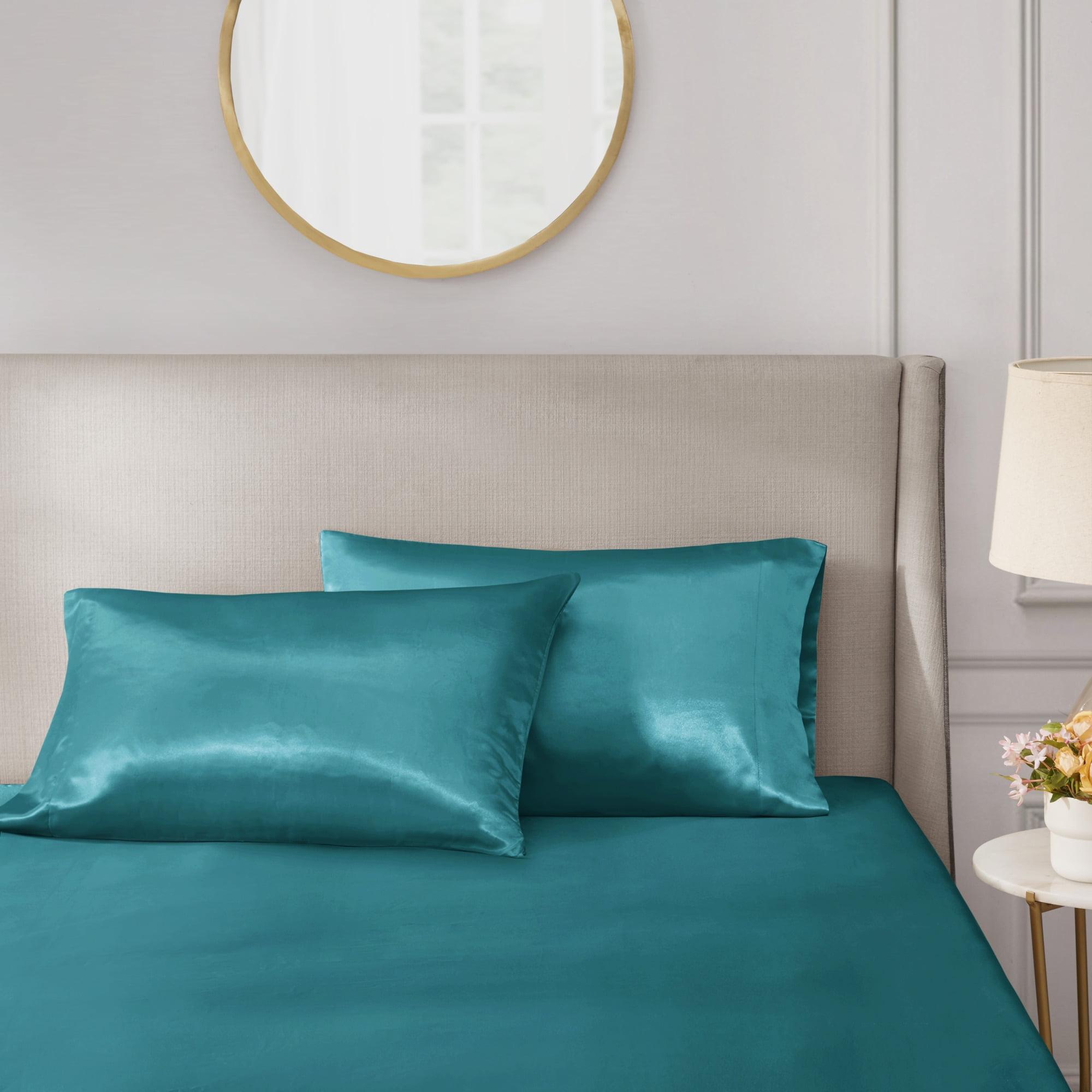 Madison Park Essentials Satin Luxury 2PC Pillowcases (Set of 2)