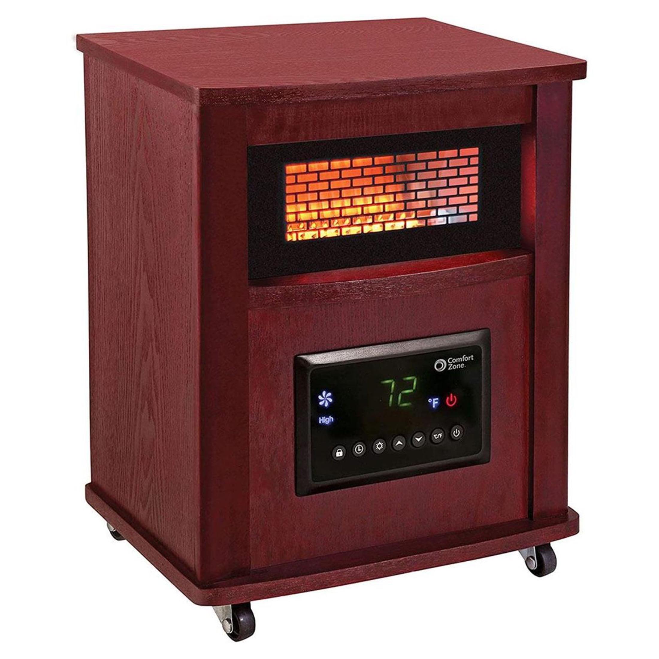 Cherry Infrared Electric Heater with Thermostat and Remote