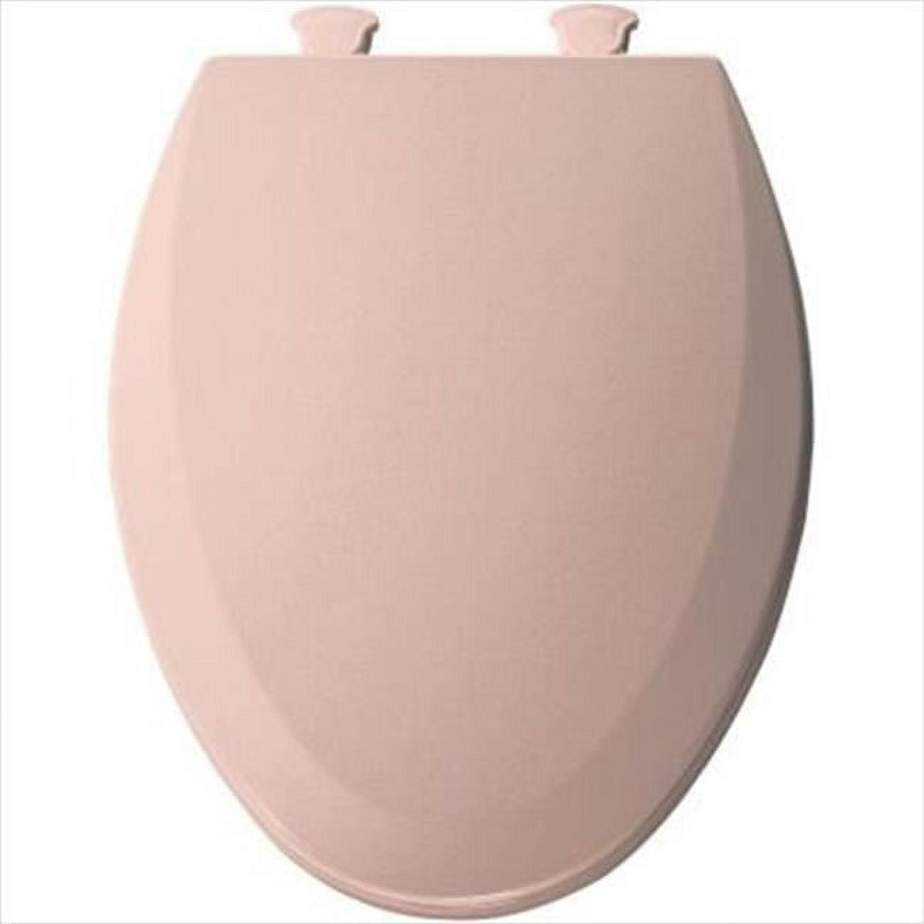 ComfortCreator Venetian Pink Elongated Molded Wood Toilet Seat
