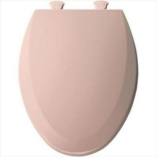 ComfortCreator Venetian Pink Elongated Molded Wood Toilet Seat