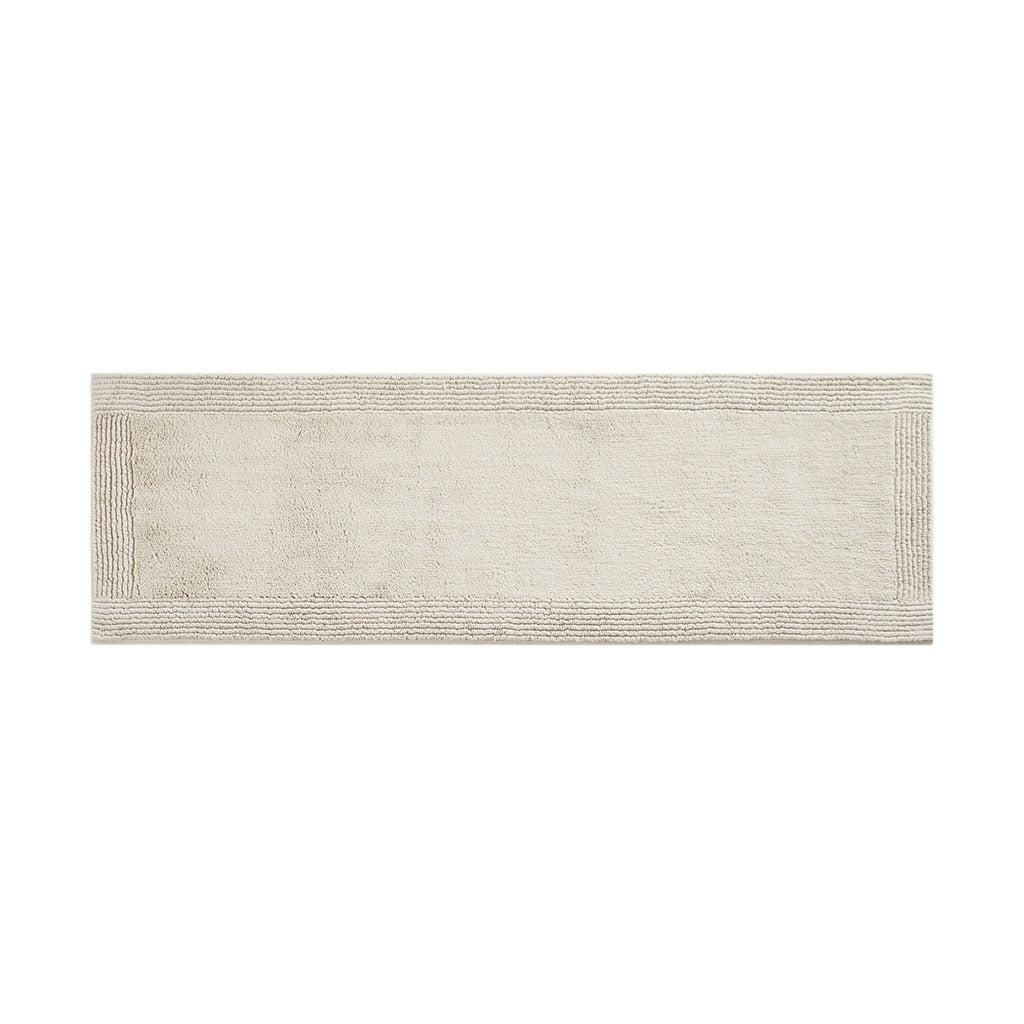 Madison Park 24"x72" Splendor Cotton Tufted Reversible Bath Rug Tan: Machine Washable, OEKO-TEX Certified