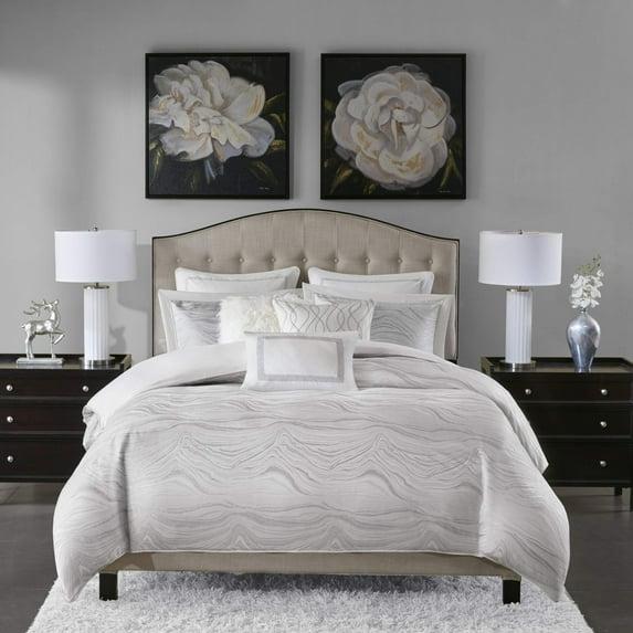 Madison Park Signature Shades of Grey Textured Comforter Set