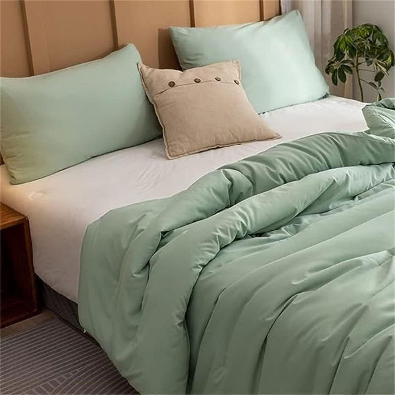 Solid Bedding Set Sage Green - 3 Piece - California King