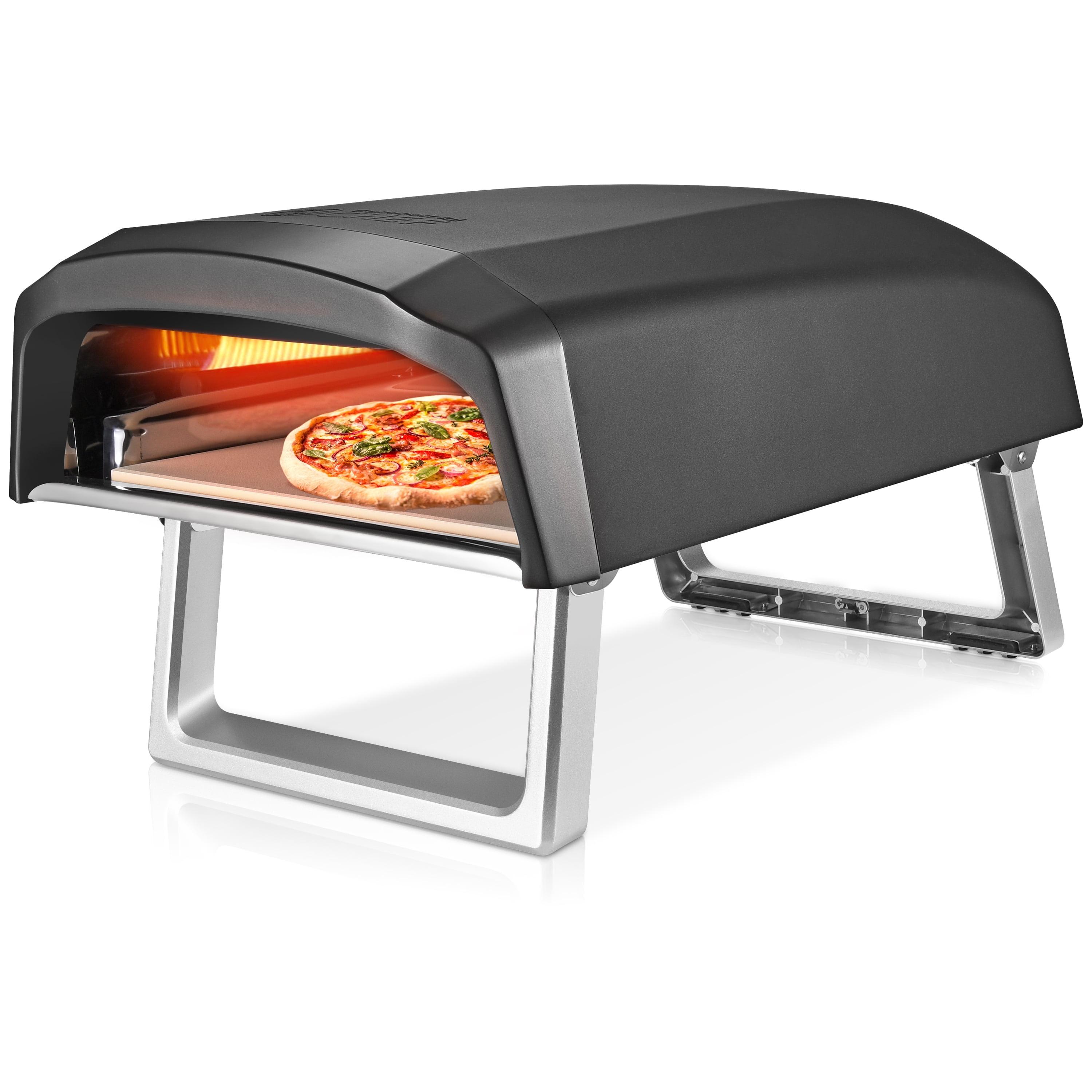 Commercial Chef Commercial Chef Countertop Propane Pizza Oven with Dual Burners