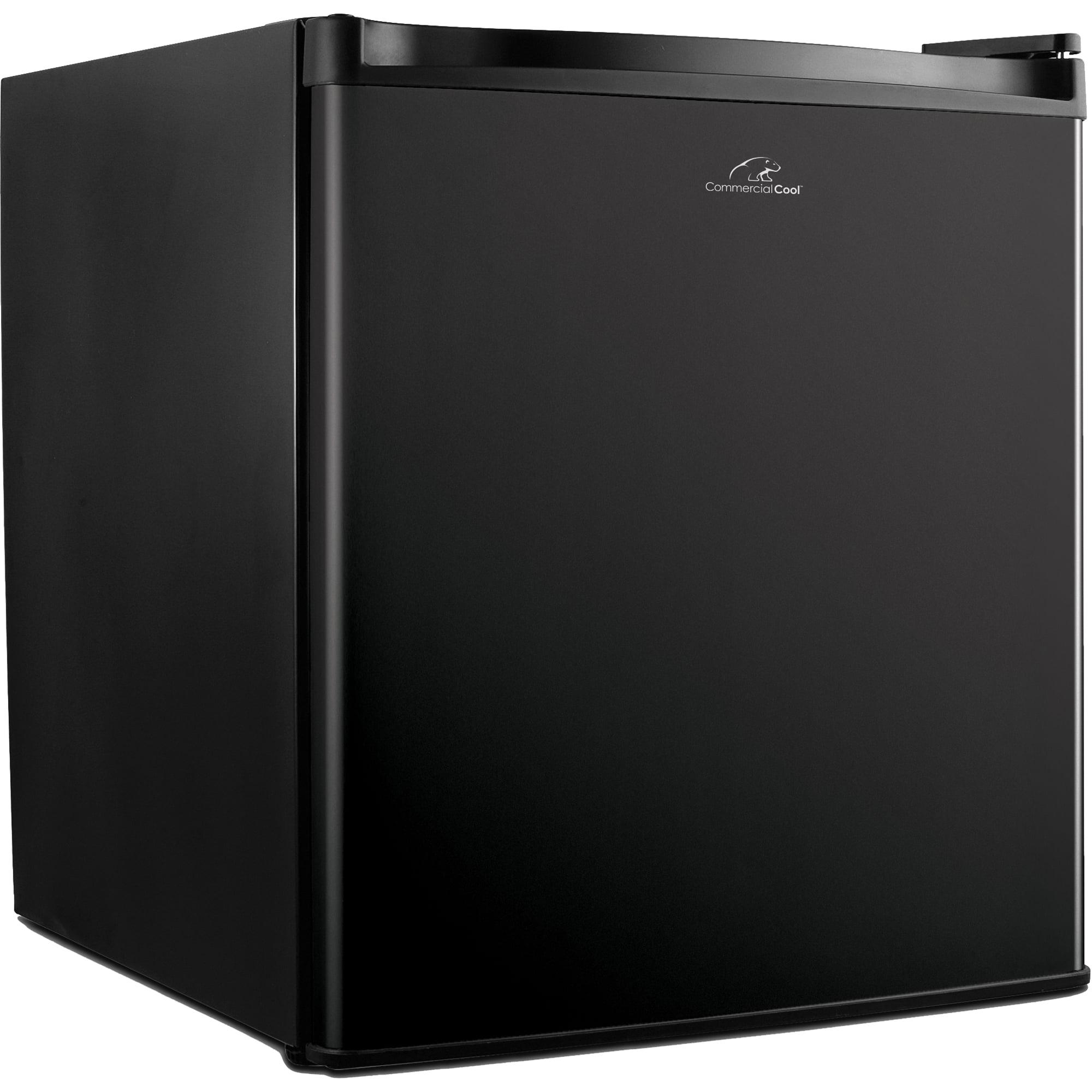 Commercial Cool 1.6 Cu. Ft. Black Compact Mini Refrigerator with Freezer