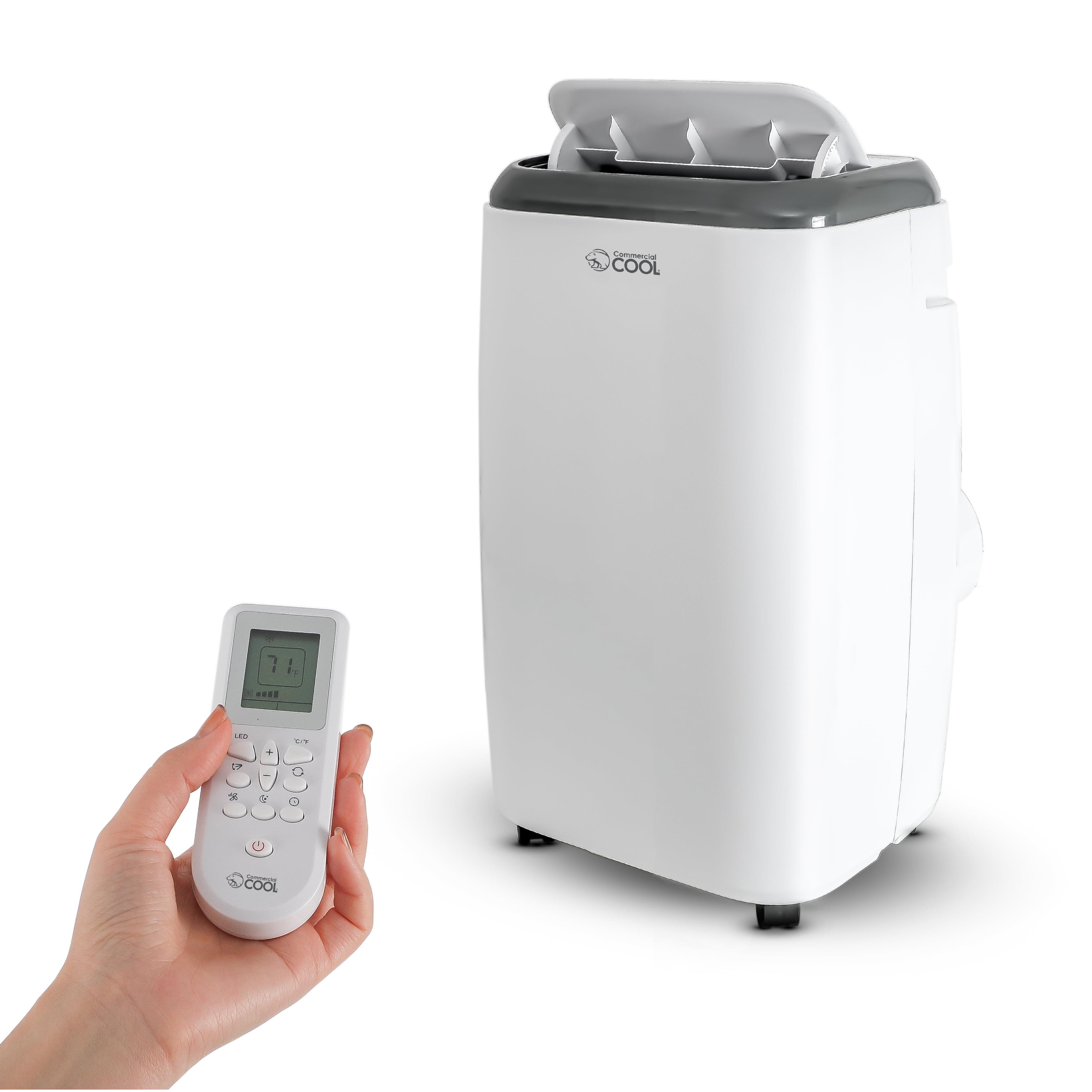 Commercial Cool 10,000 BTU White Portable Air Conditioner with Heat and Remote