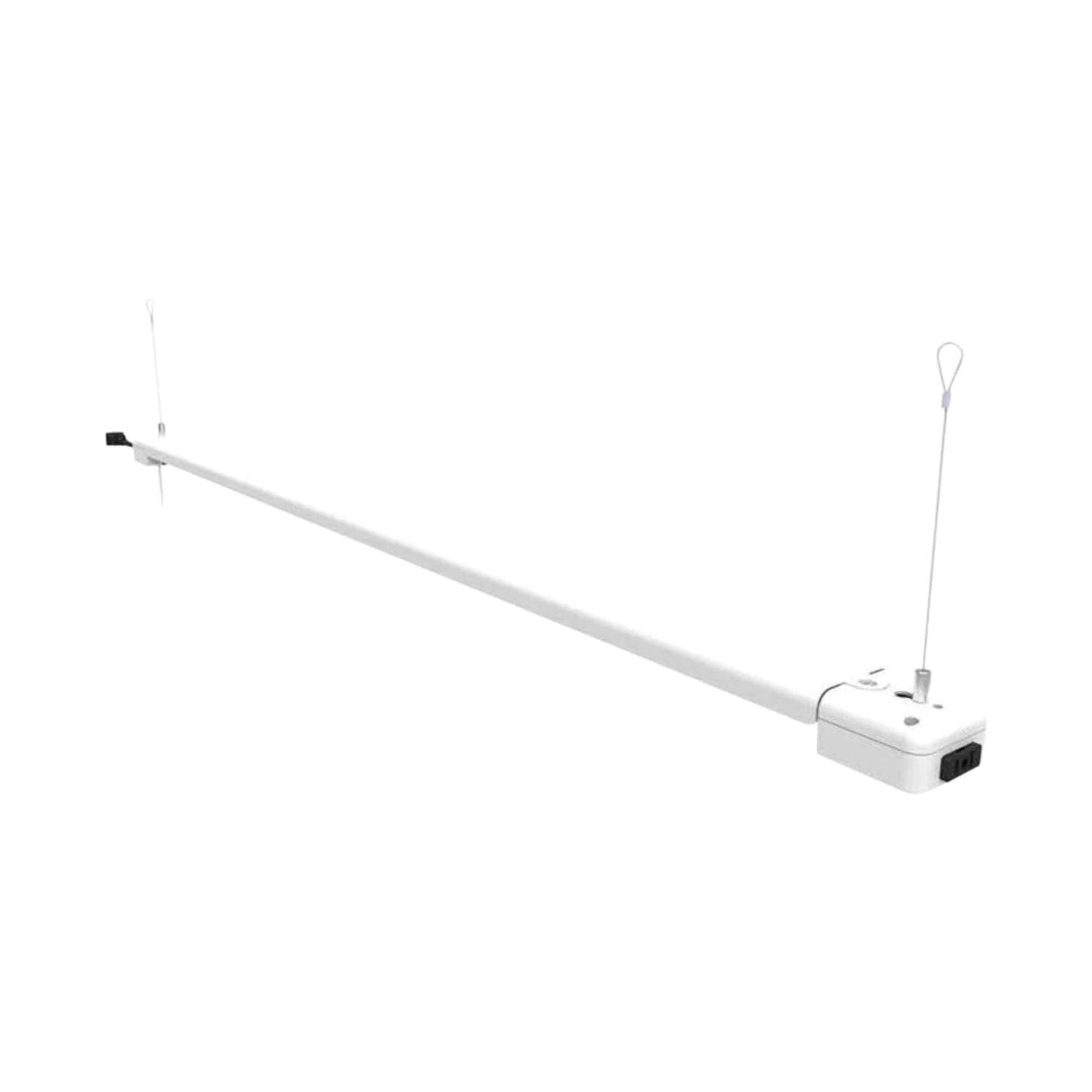 4-Foot White Aluminum LED Utility Shop Light with Pull Chain