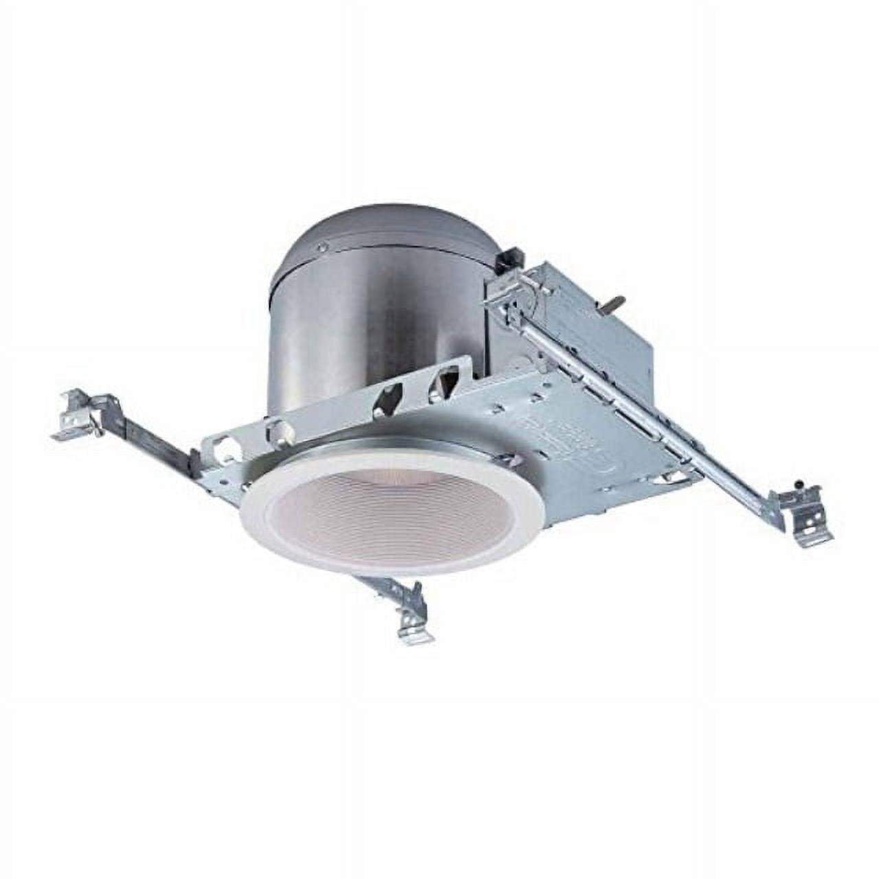 6-Inch White Recessed Lighting Housings and Trims with Crystal Embellishment