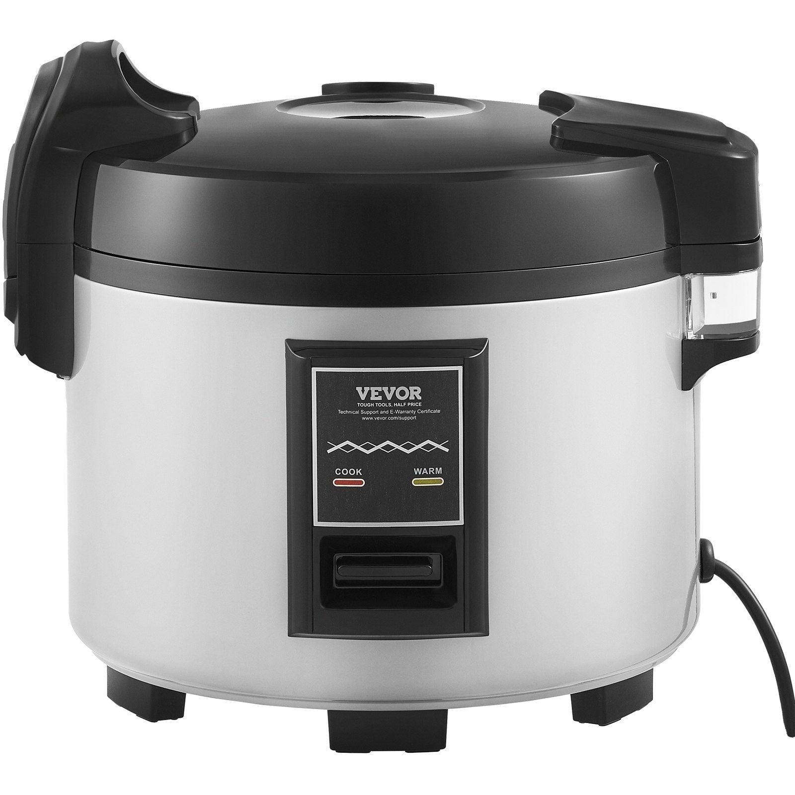 VEVOR Commercial Rice Cooker 45-Cup Non-Stick Pot 9L 12H Keep Warm