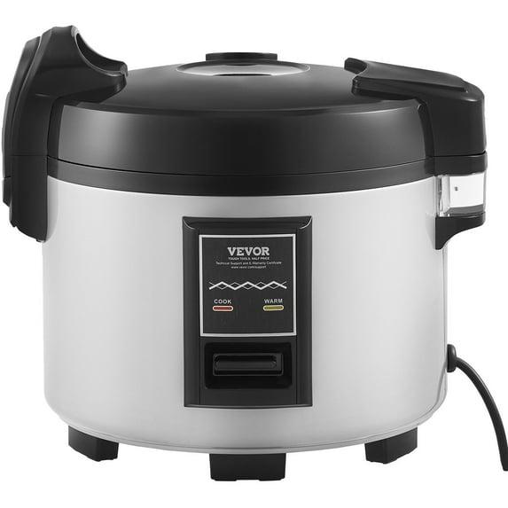 VEVOR Commercial Rice Cooker 45-Cup Non-Stick Pot 9L 12H Keep Warm