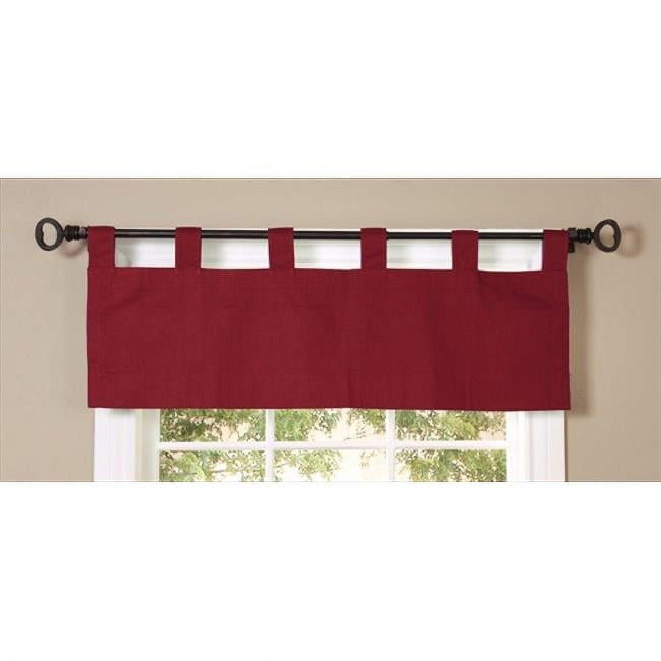 Commonwealth Thermalogic Weather Insulated Cotton Fabric Tab Valance - 40"x15"