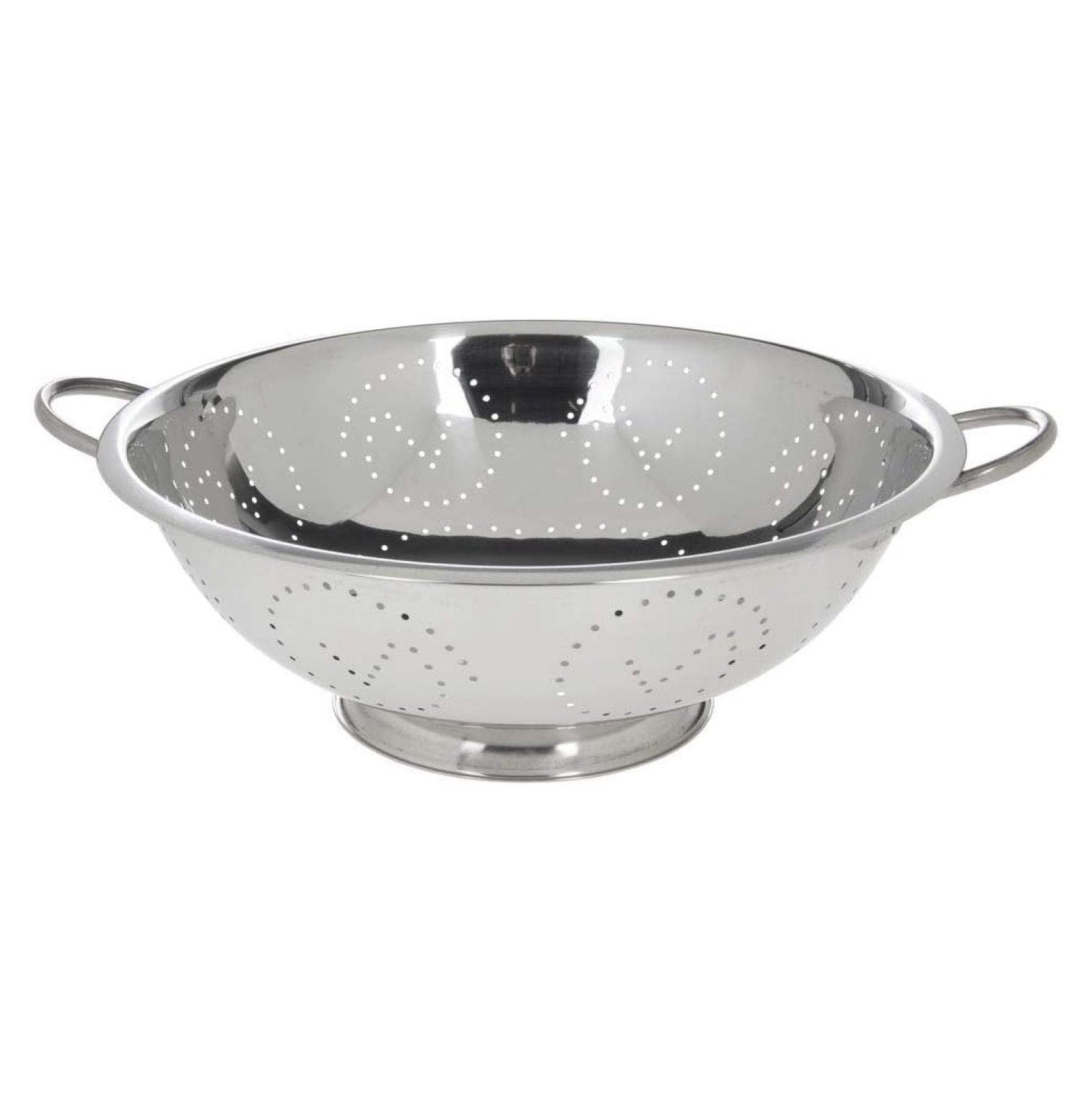 Vollrath 14-Quart Stainless Steel Colander with Handles and Base