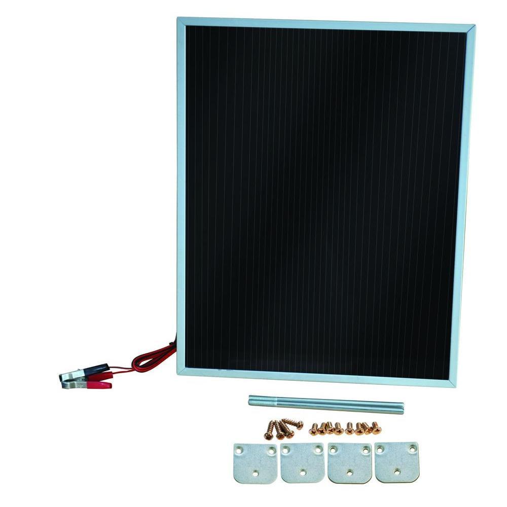 Competition Solar 7W Amorphous Solar Panel with Battery Charger for RVs, Boats, Cars, ATVs