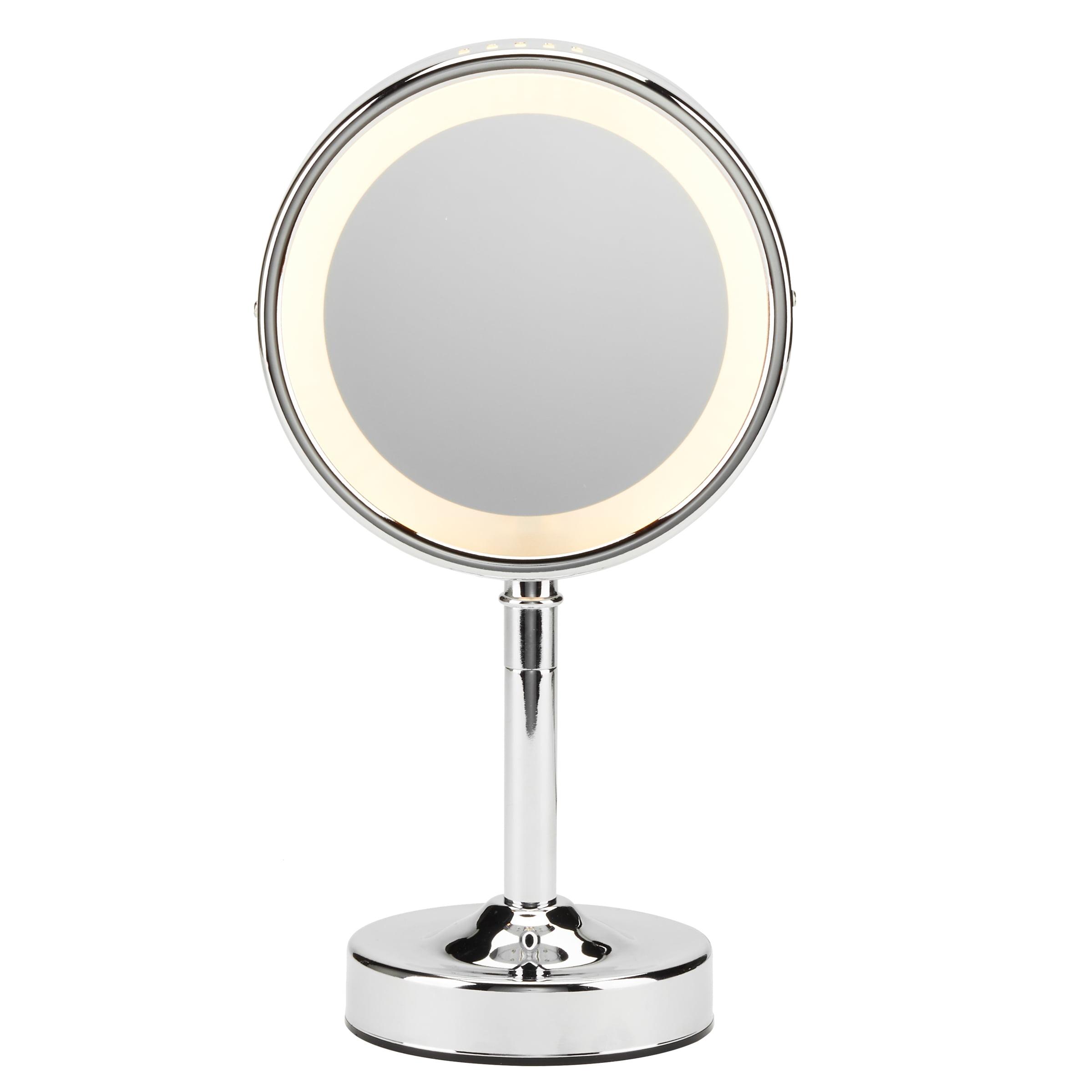 Conair Polished Chrome Double-Sided Round Mirror