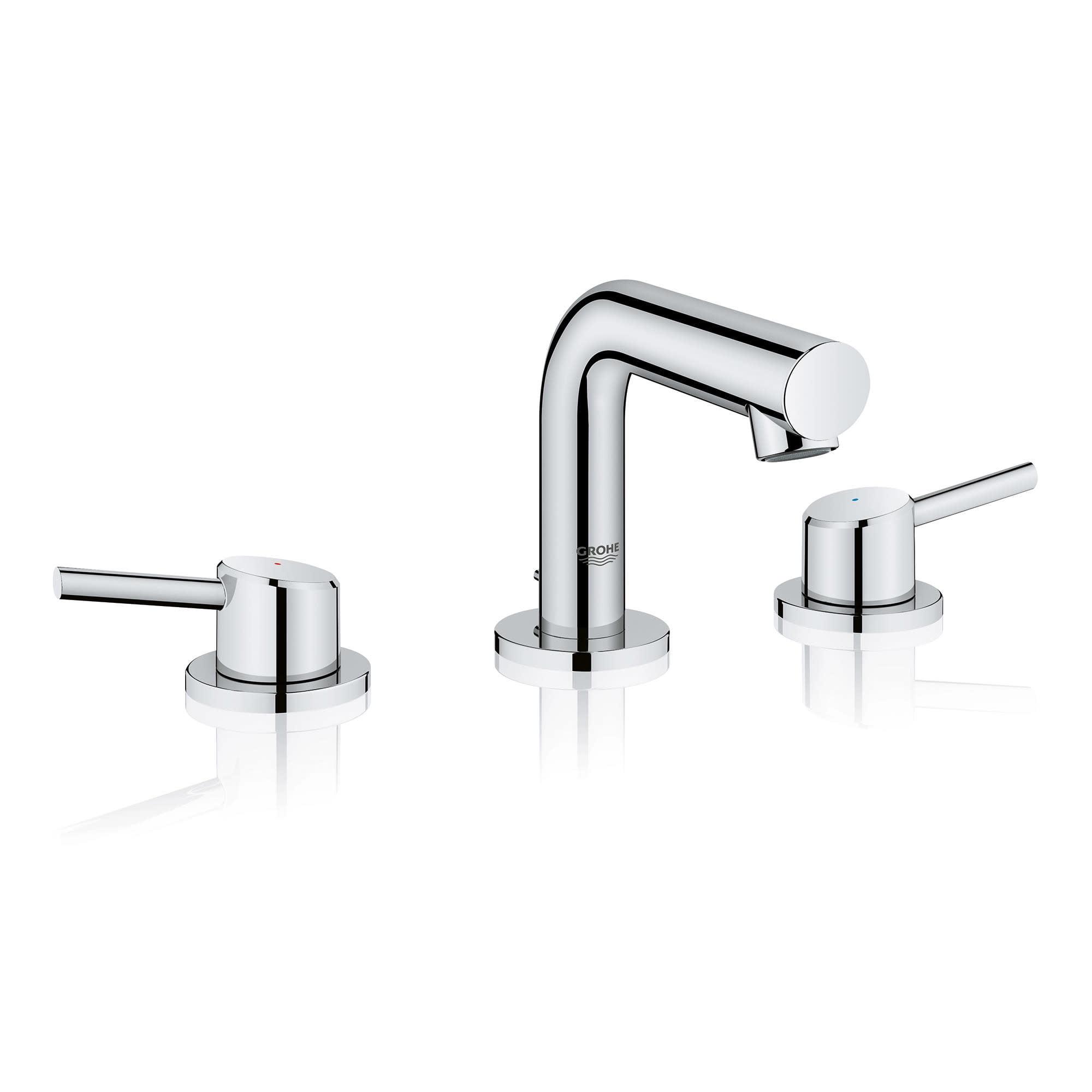 Concetto™ Mid-Arc Widespread Bathroom Faucet with Drain Assembly