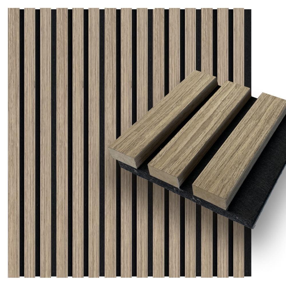 Concord Acoustic Wall Panels | Sample - Silver Ash | 5” x 5” | Soundproof Paneling | - COA1410