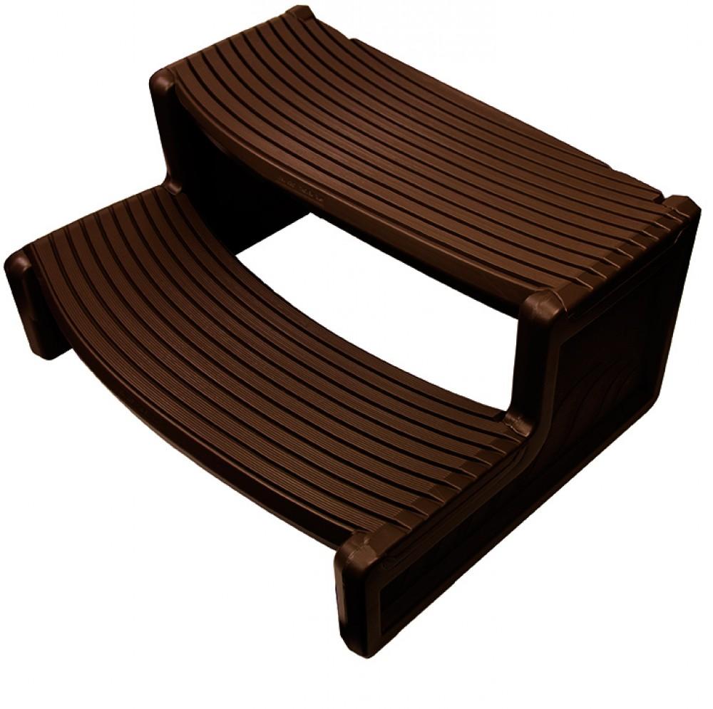 Confer Plastics Handi-Step Spa Hot Tub Stairs for Straight & Curved Spas