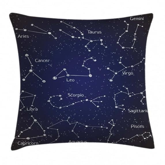 Ambesonne Constellation Reversible Throw Pillow