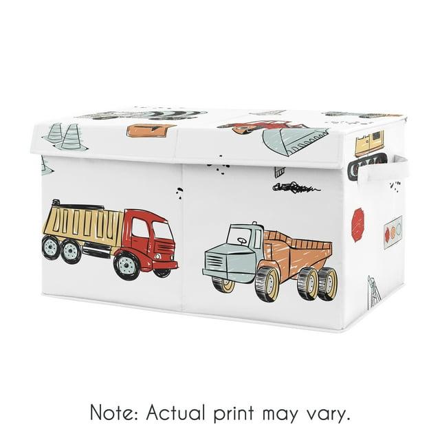 Construction Truck Toy Box