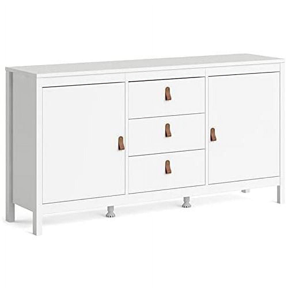 Tvilum Madrid 2 Door Sideboard with 3 Drawers, White